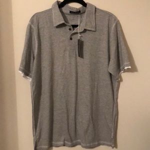 NWT Men’s Michael Brandon Grey Polo Size Large